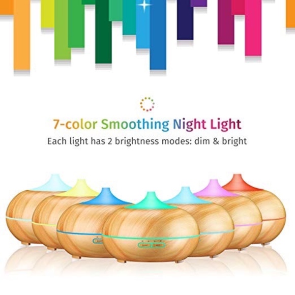 300ml Aroma Essential Oil Diffuser, - Picture 3 of 8